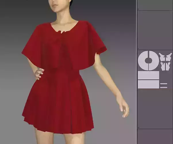 dress-Marvelous Designer
