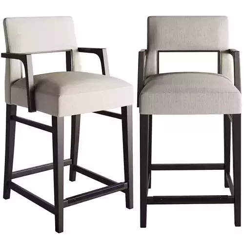 H Contract Holt Counter Stool 3D model