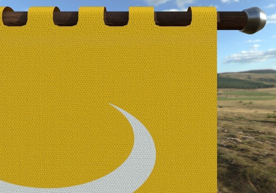 Medieval Flag Bundle Low-poly 3D model_20