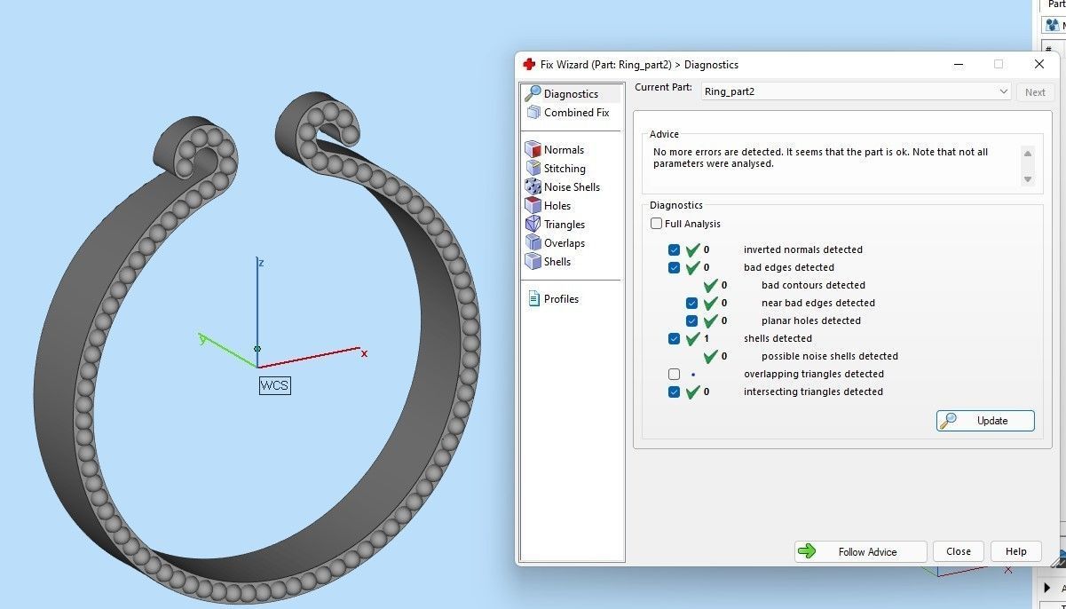 Diamond jewelry ring 3D print model_25