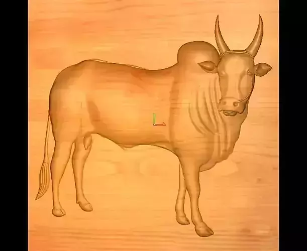 3D BULL NATURAL 