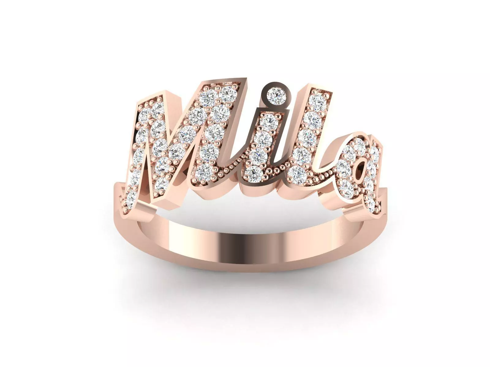 Women solitaire ring 3dm stl render detail 3D print model_0