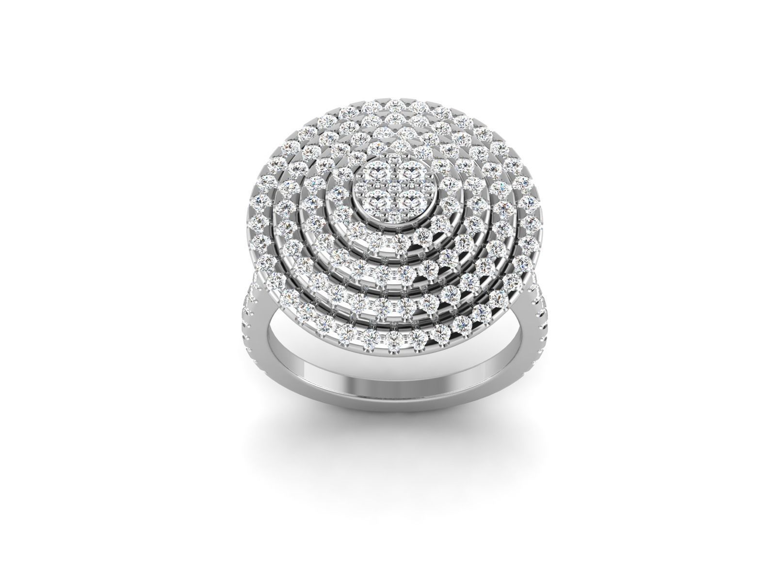 stones Engagement ring 3dmodel 3D print model_17