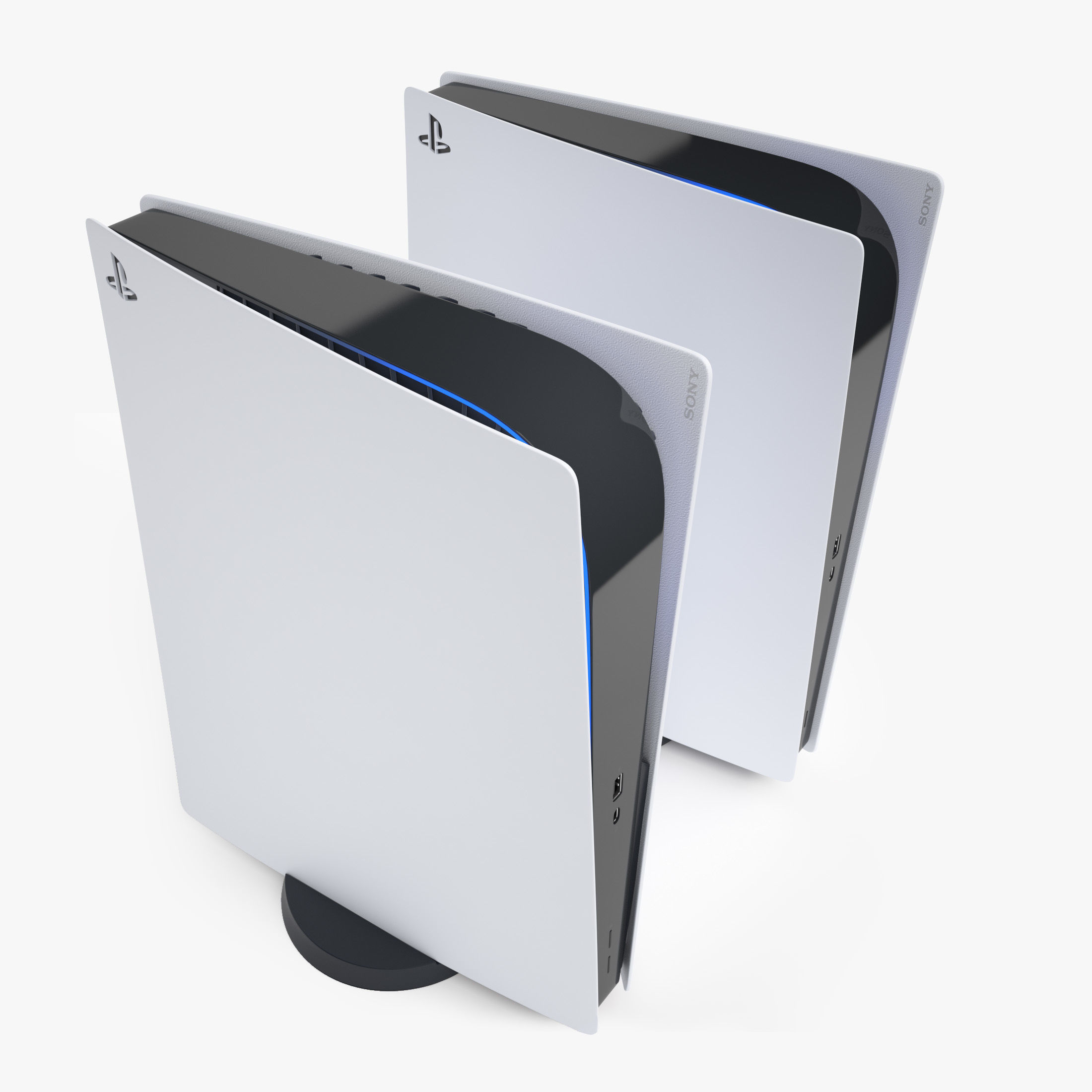 Sony PlayStation 5 with DualSense 3D model_6