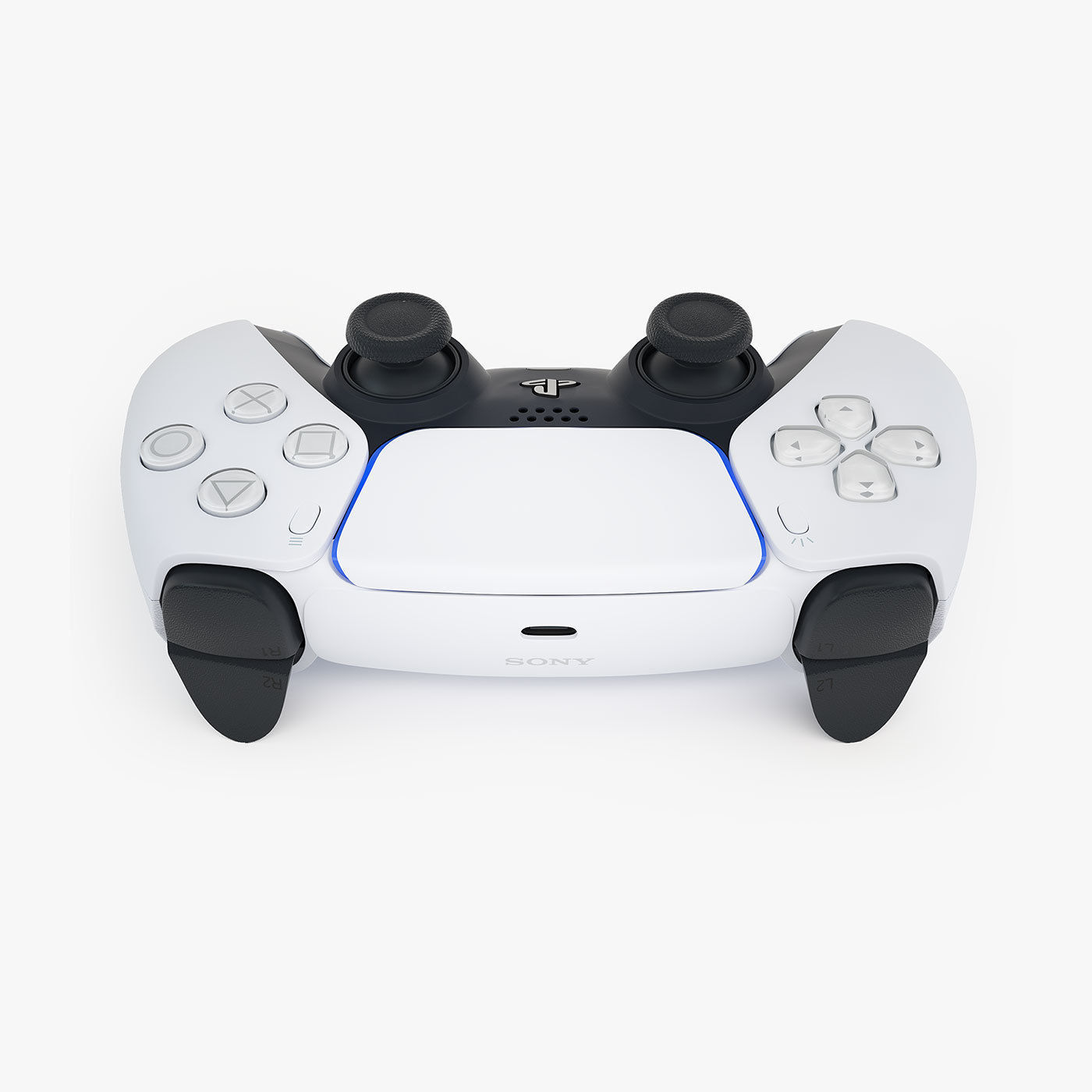 Sony PlayStation 5 with DualSense 3D model_10