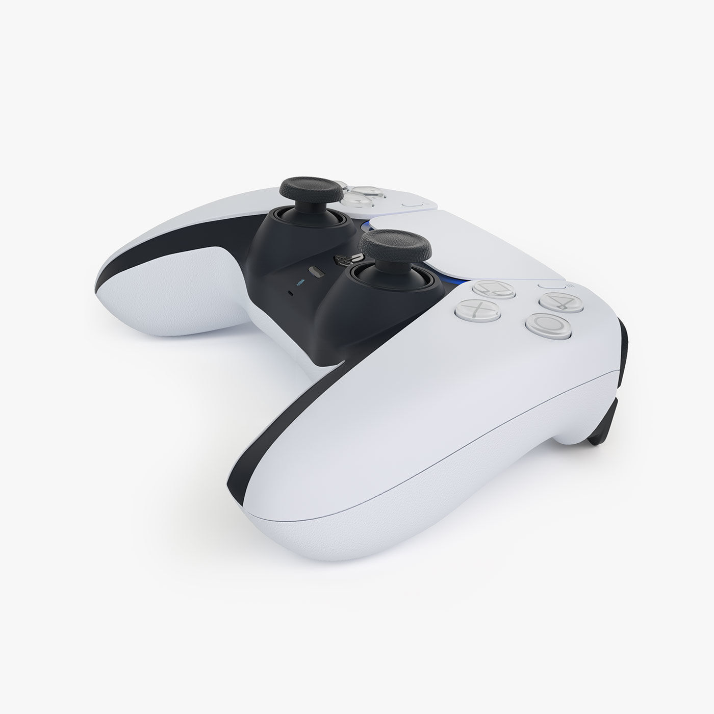 Sony PlayStation 5 with DualSense 3D model_9