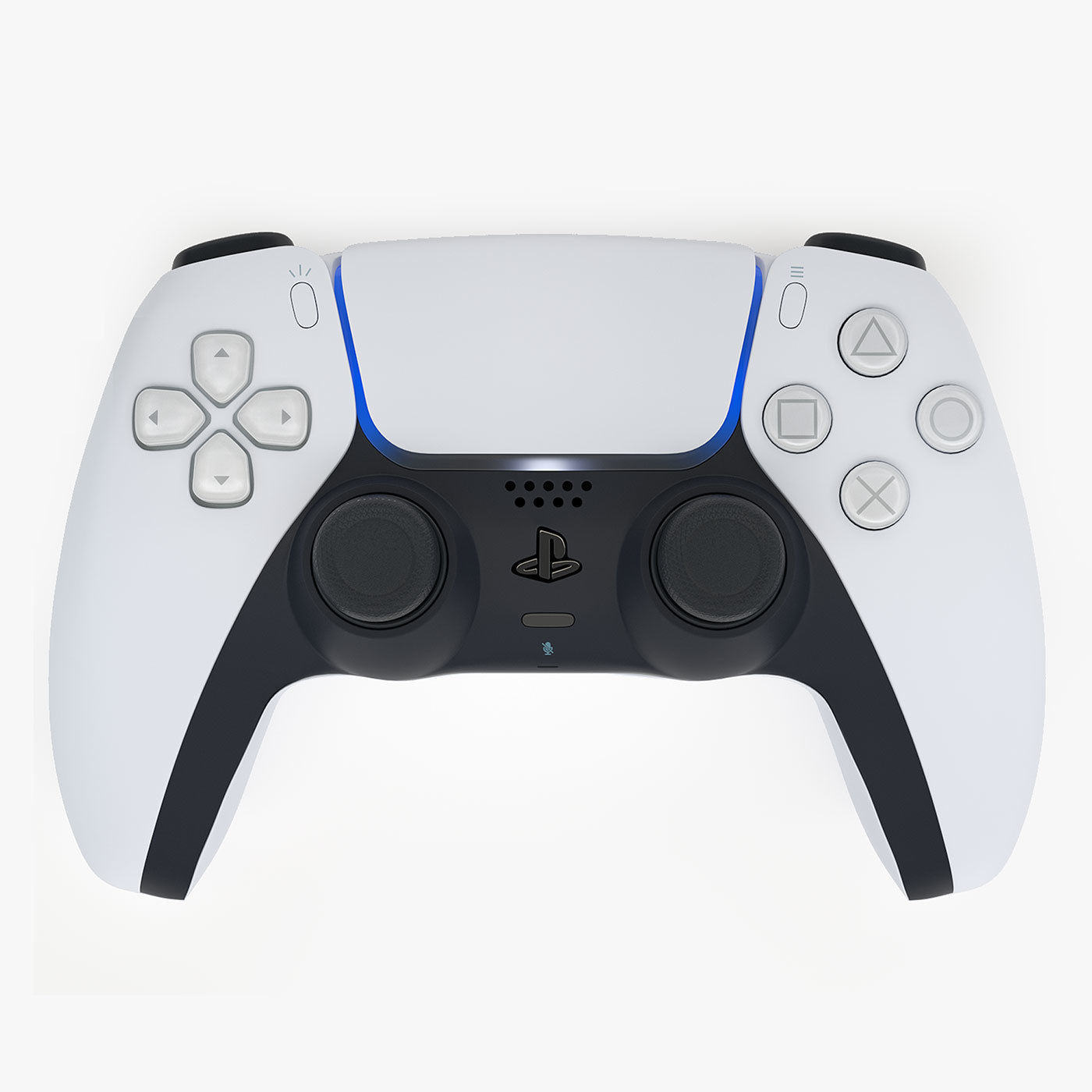 Sony PlayStation 5 with DualSense 3D model_7