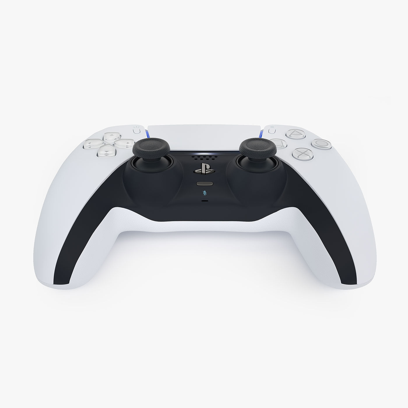 Sony PlayStation 5 with DualSense 3D model_11