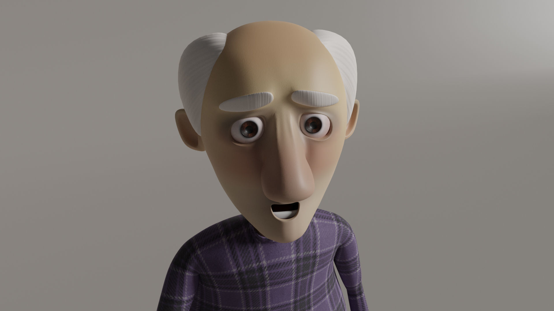 Cartoon Family Rigged 3D model - 4 characters low poly Low-poly 3D model_23