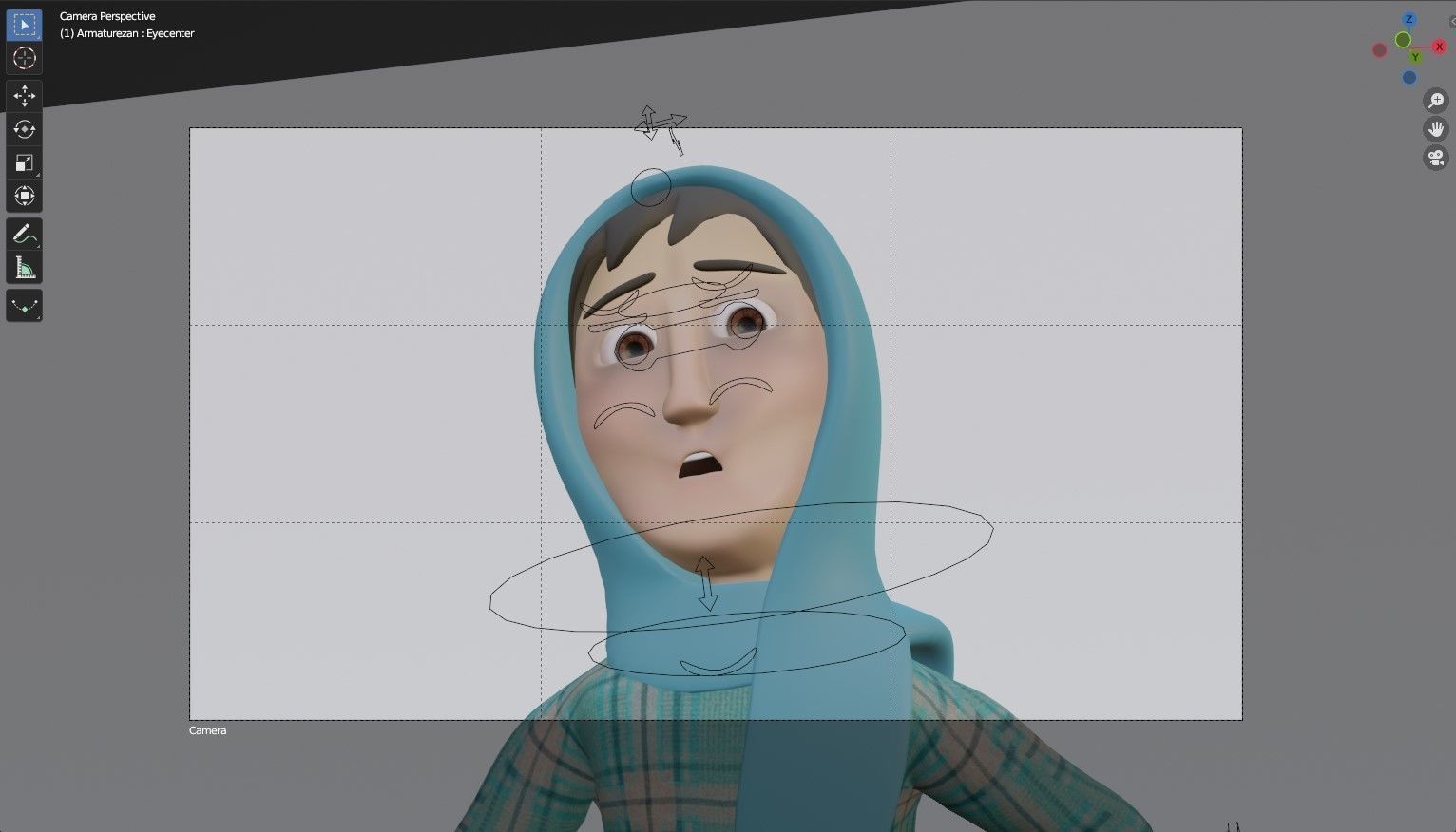 Cartoon Family Rigged 3D model - 4 characters low poly Low-poly 3D model_5