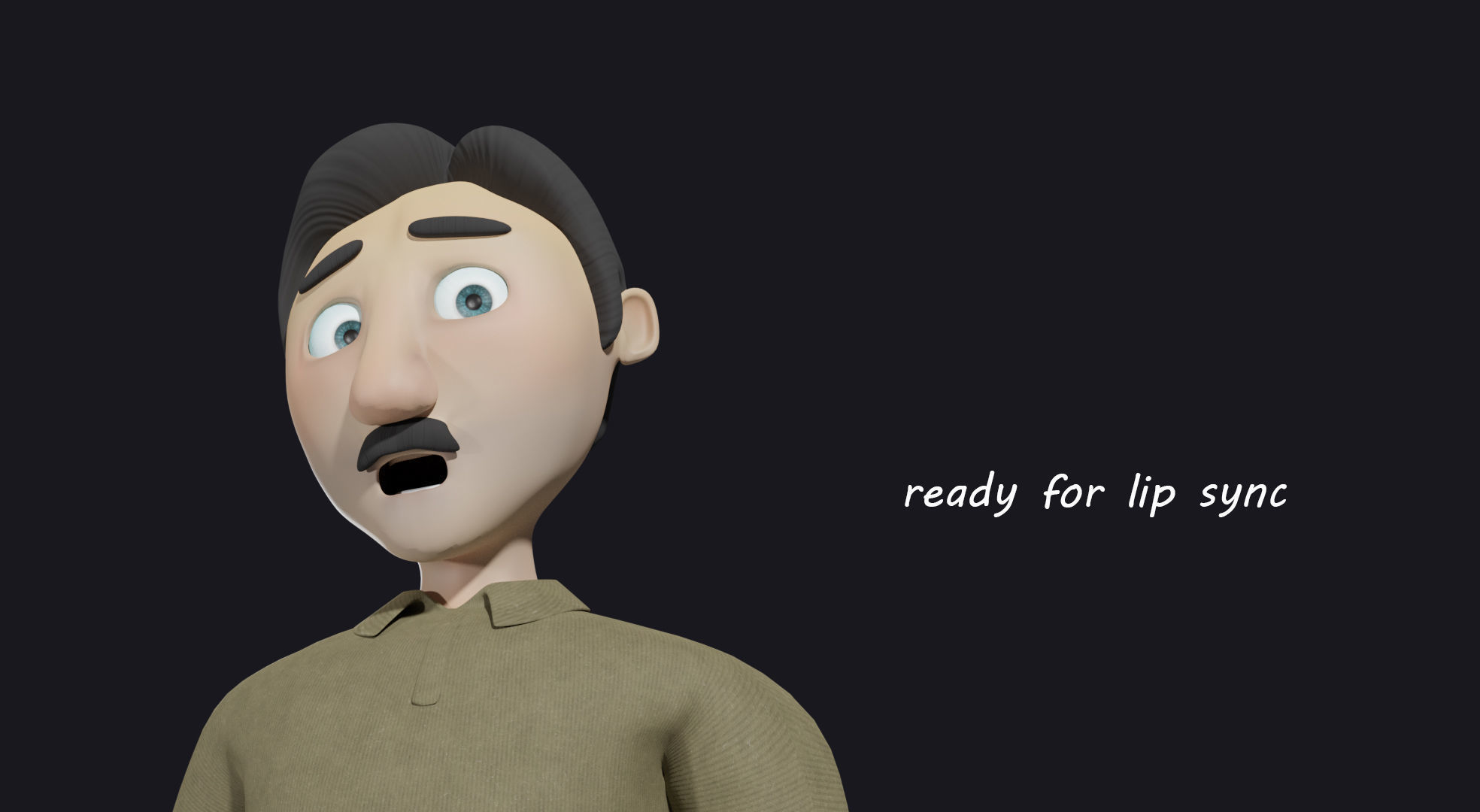 Cartoon Family Rigged 3D model - 4 characters low poly Low-poly 3D model_26