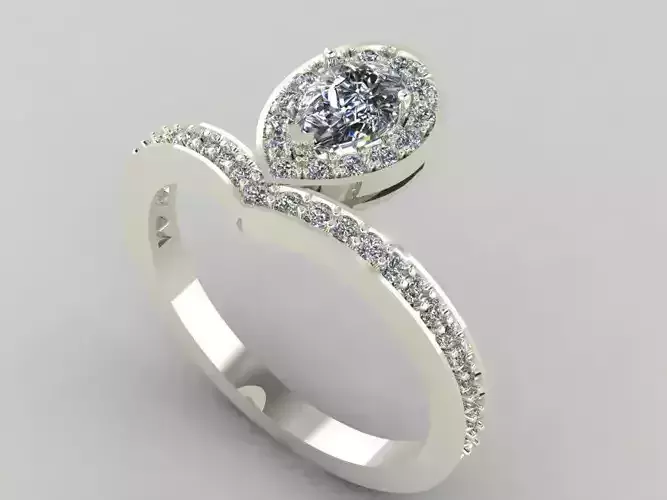 rings pear shaped diamond engagement ring