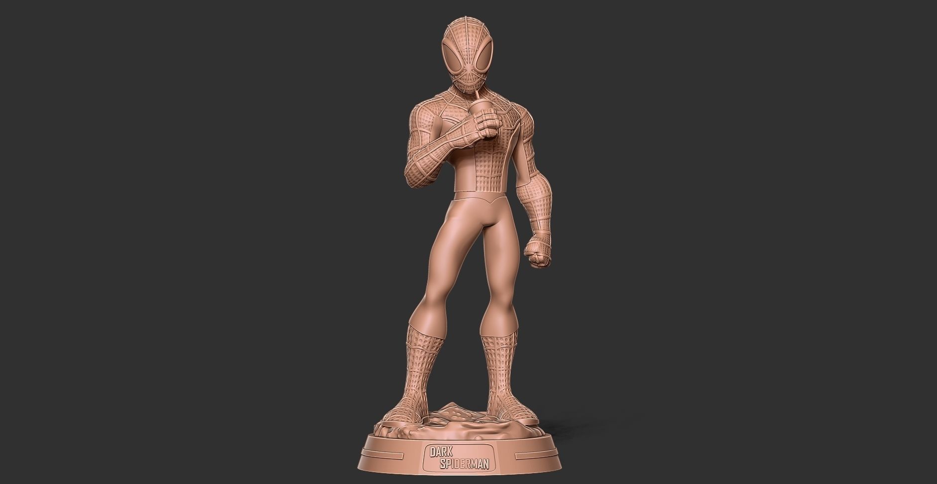 Dark Spider-Man 3D print model_11