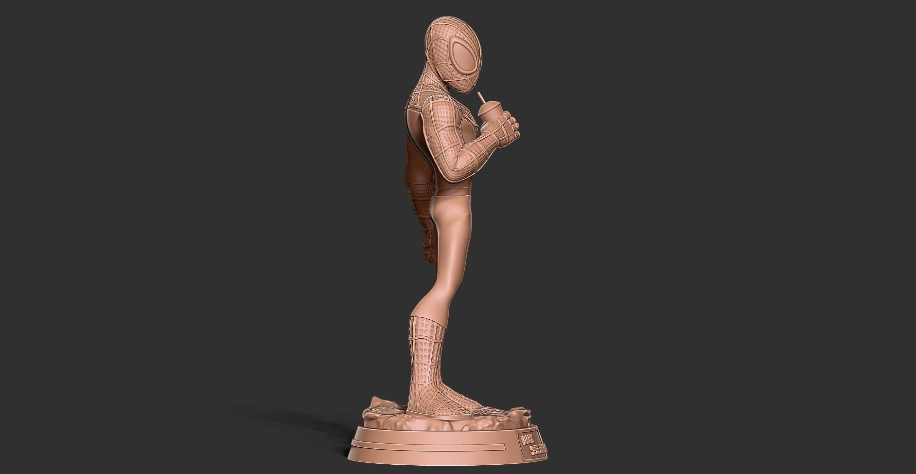 Dark Spider-Man 3D print model_13