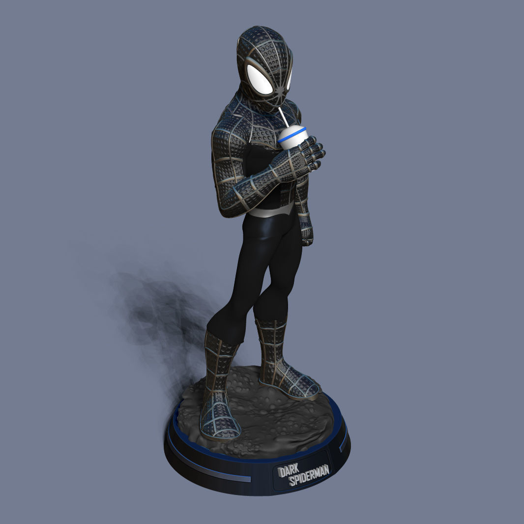 Dark Spider-Man 3D print model_8