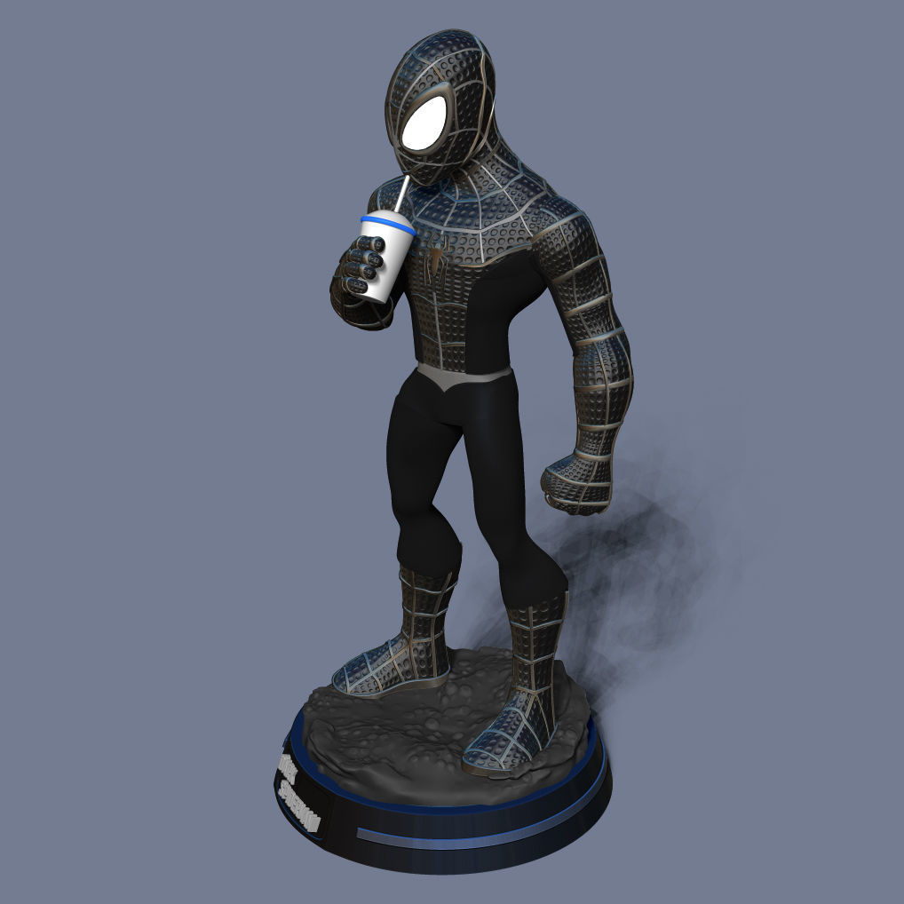 Dark Spider-Man 3D print model_18