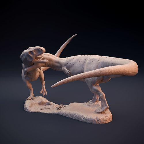 Majungasaurus fight  3D print model