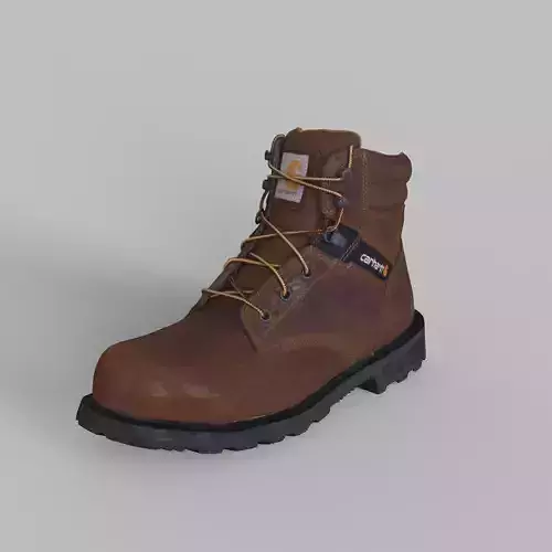 Safety Boots Construction worker  Steel Toe shoes Low-poly 3D model