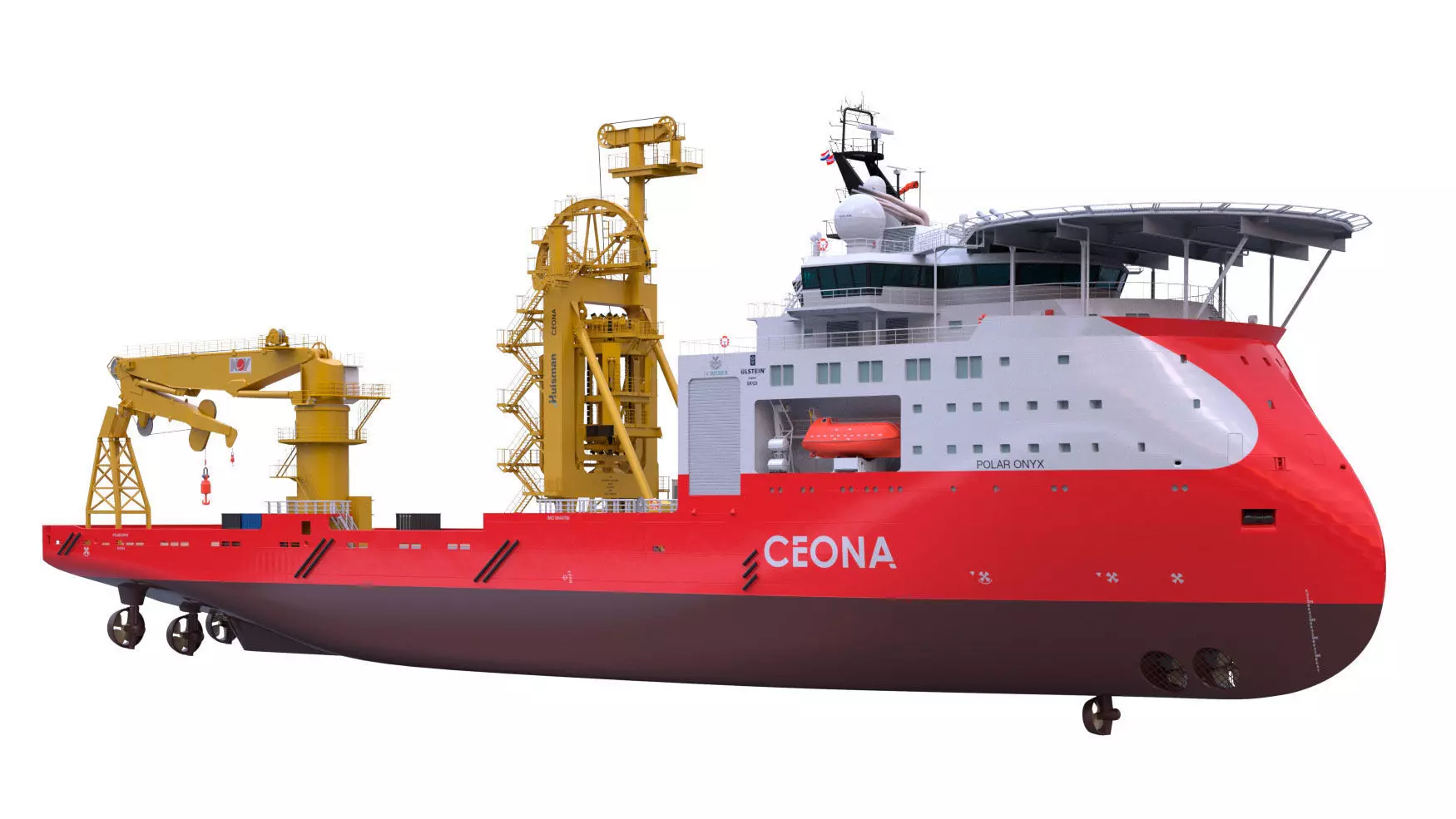 ULSTEIN SX121 Pipelay and construction vessel Polar Onyx 3D model_0