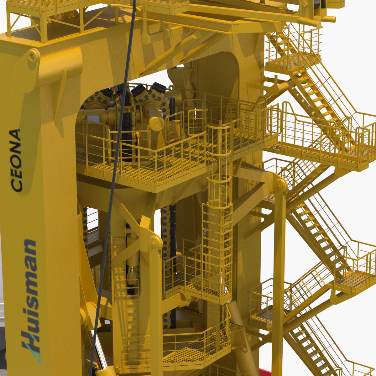 ULSTEIN SX121 Pipelay and construction vessel Polar Onyx 3D model_13