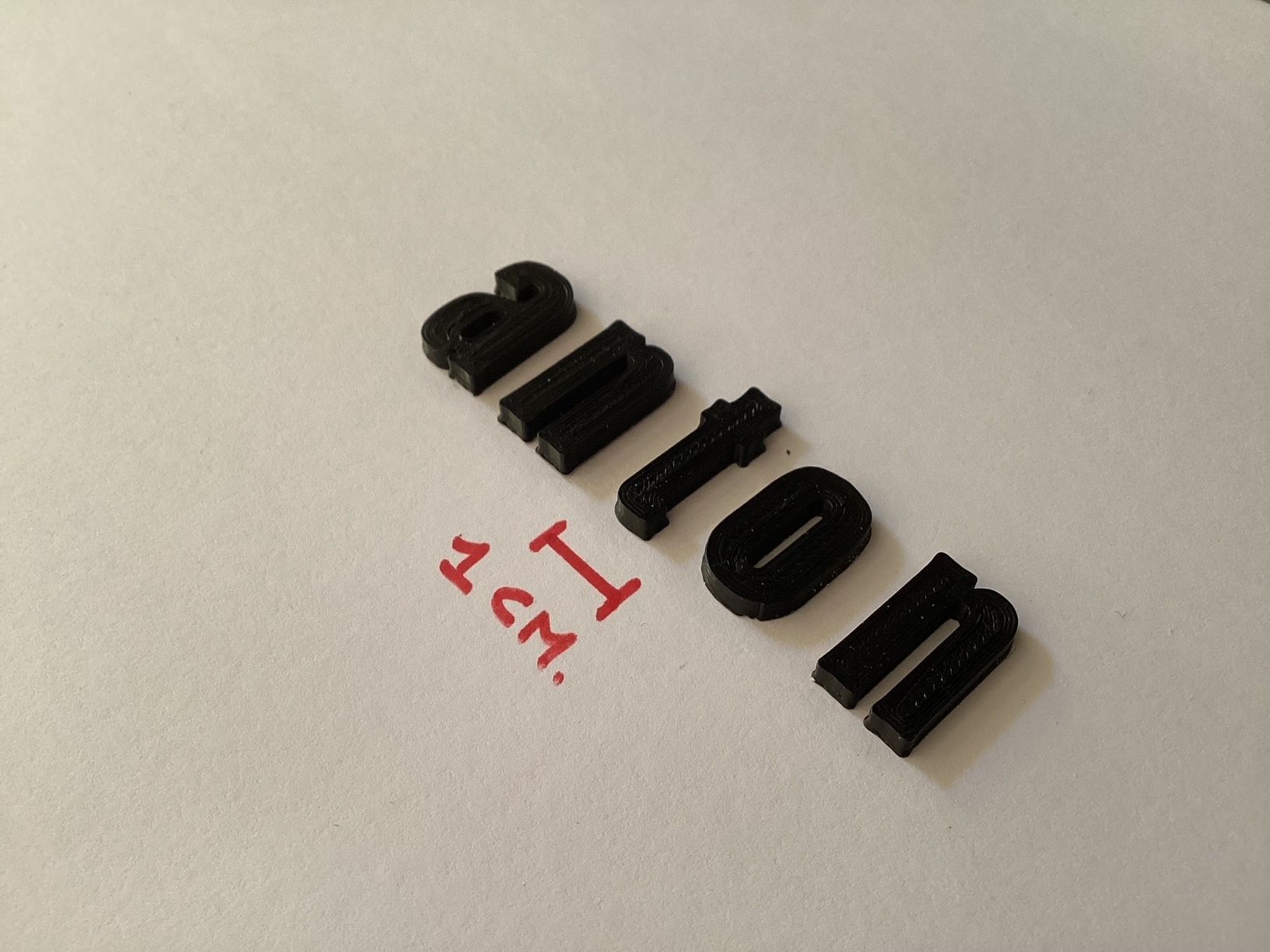 ANTON uppercase and lowercase 3D Letters STL FILE 3D print model_4
