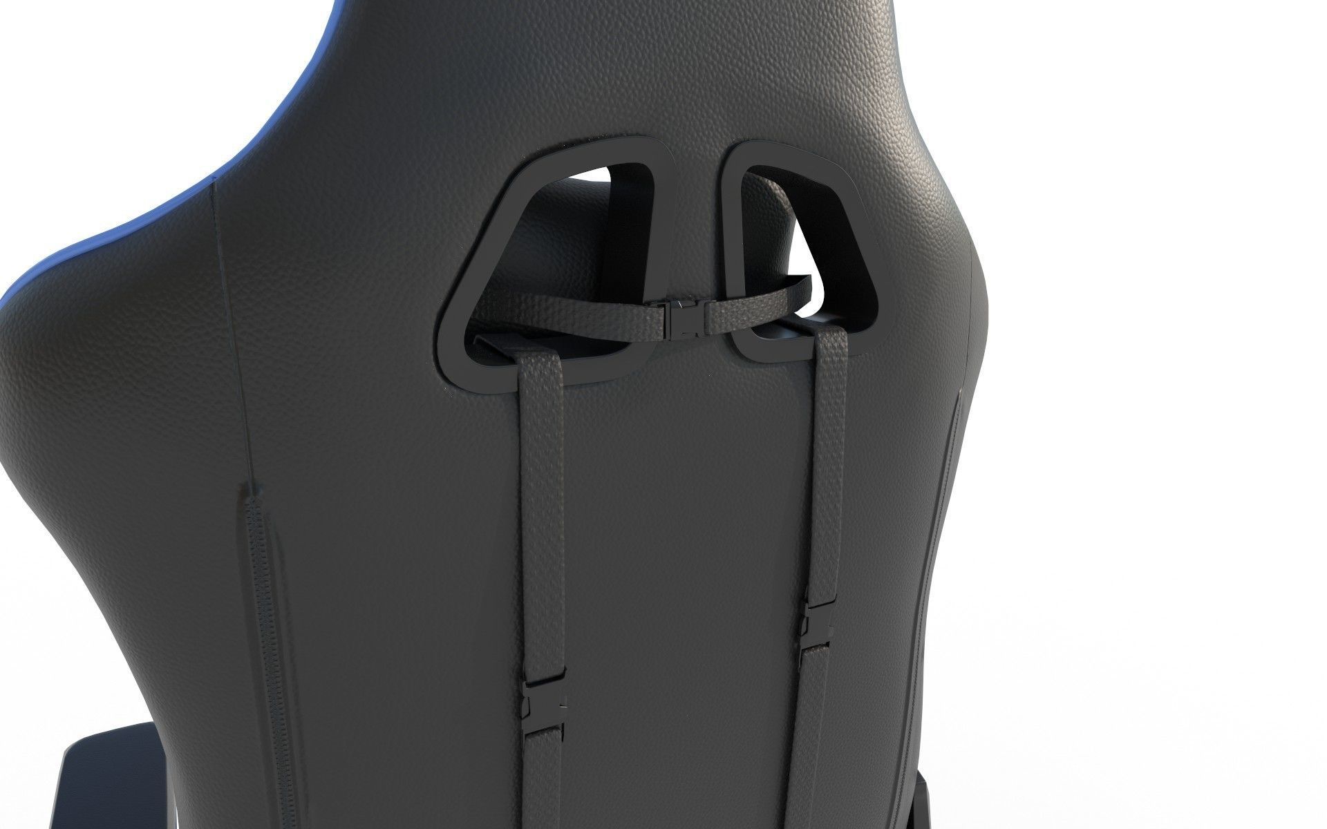 Gaming Chair Low-poly 3D model_3