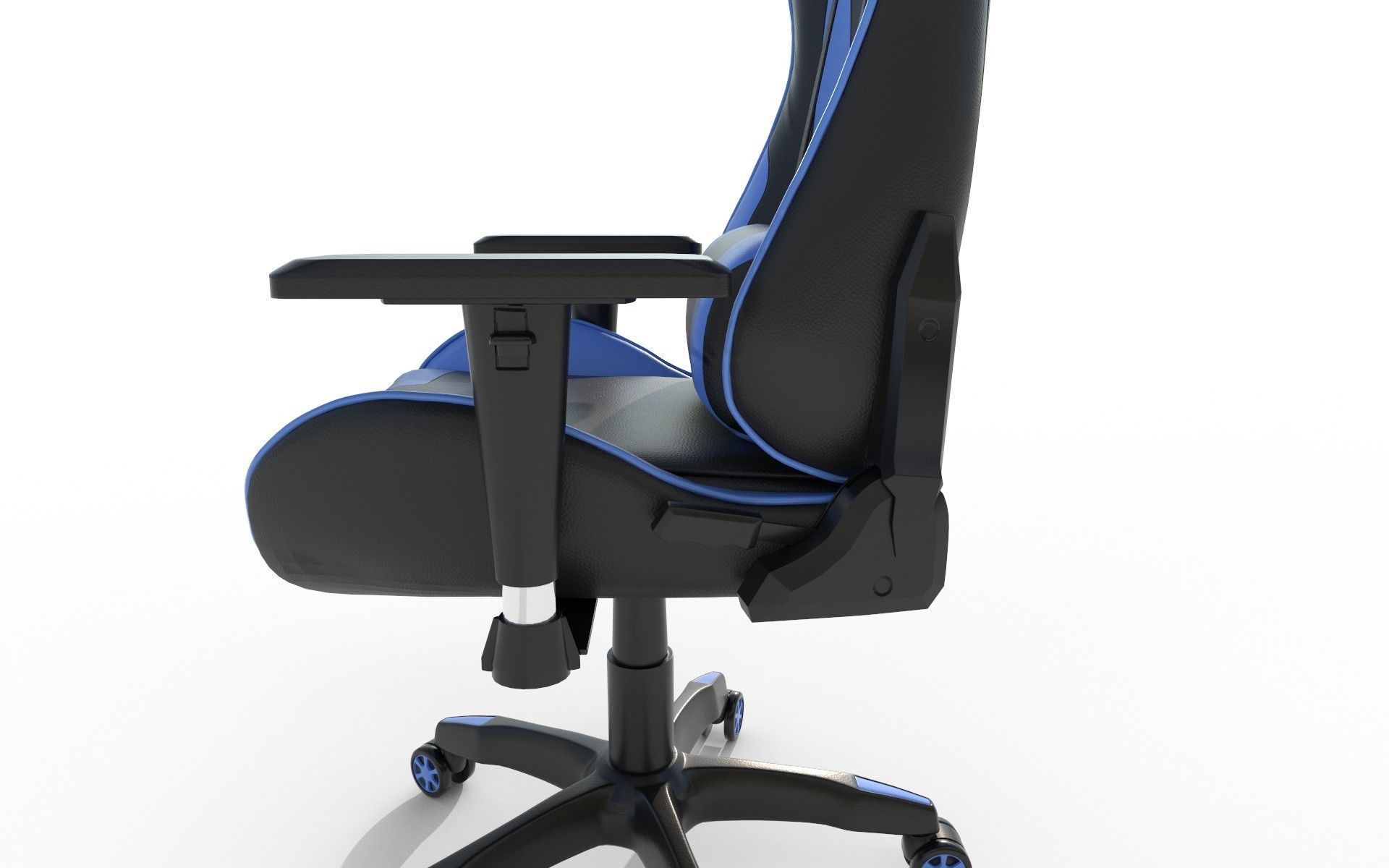 Gaming Chair Low-poly 3D model_2