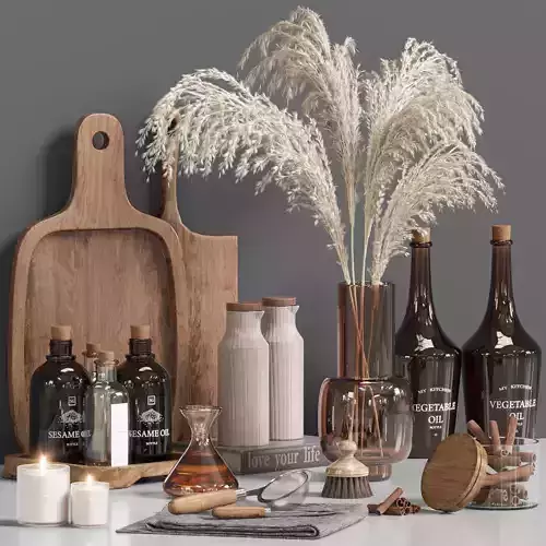 kitchen accessories033 3D model