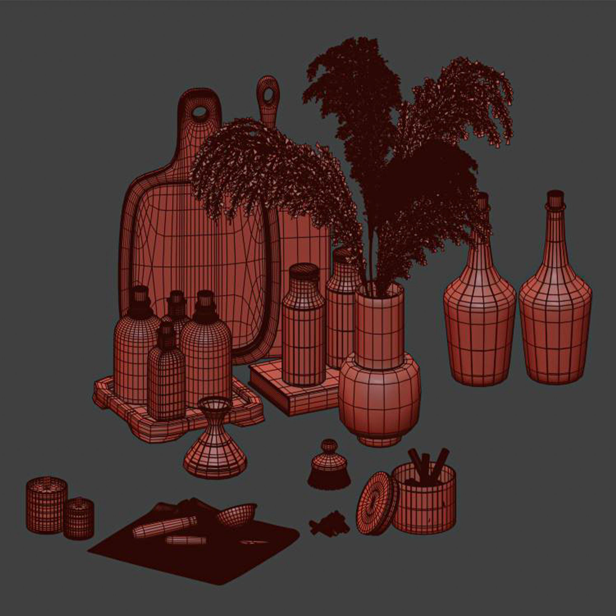 kitchen accessories033 3D model_5