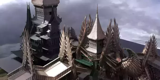 Samurai Dragon blood lines Emperor Bridge castle