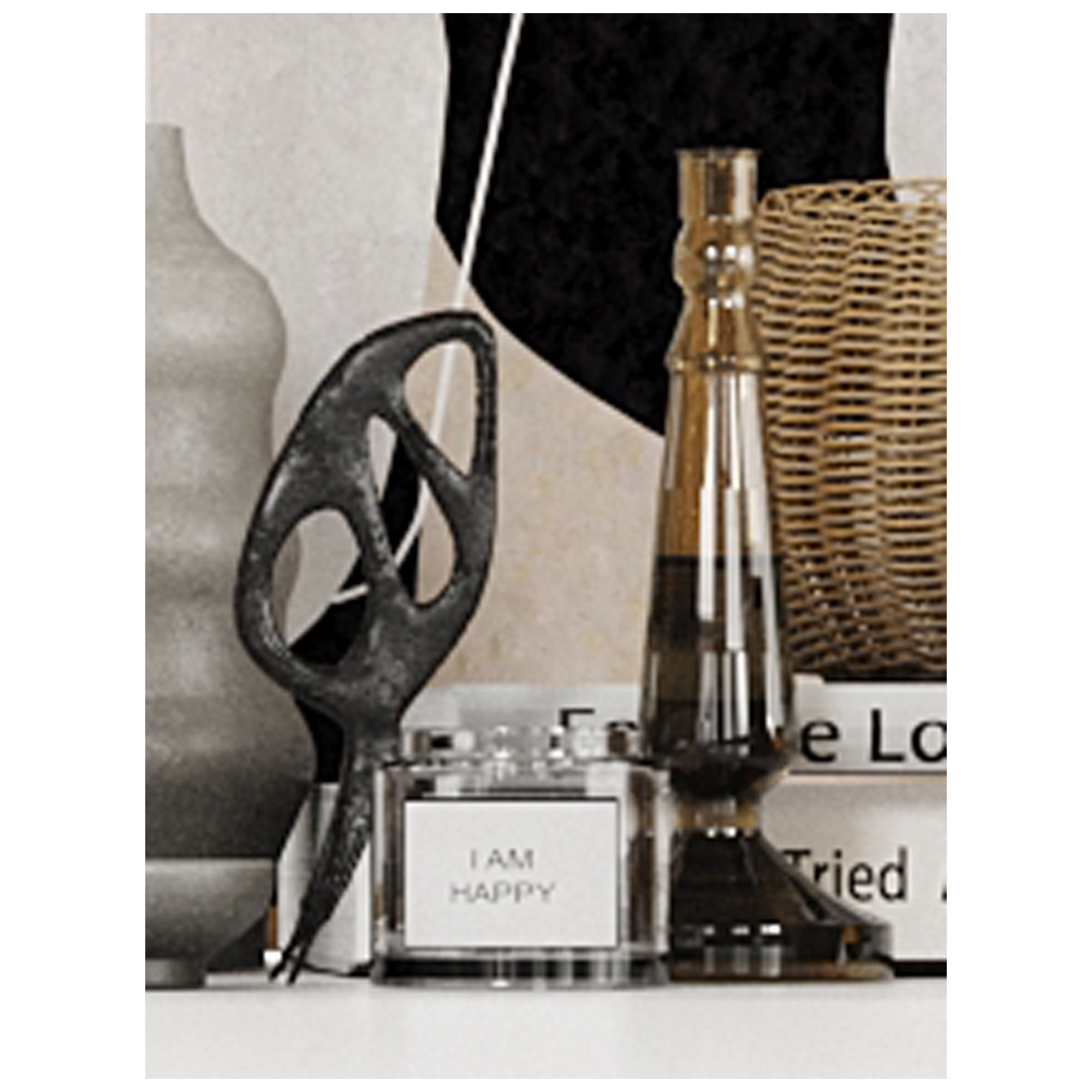 Decorative Set 8 shabby chic home decor 3D model_4