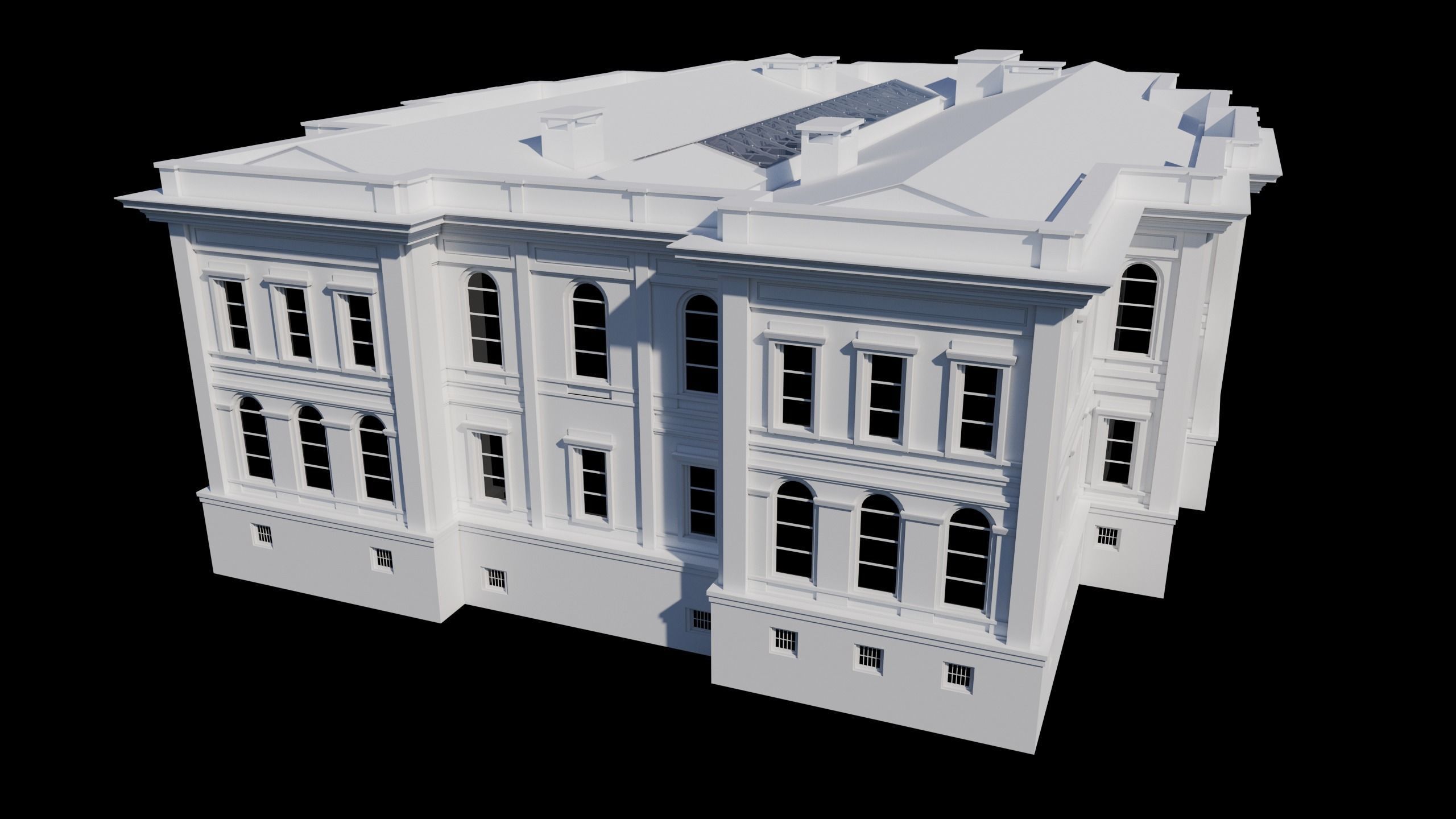 Istanbul Technical University Faculty of Management Building No2 3D model_10