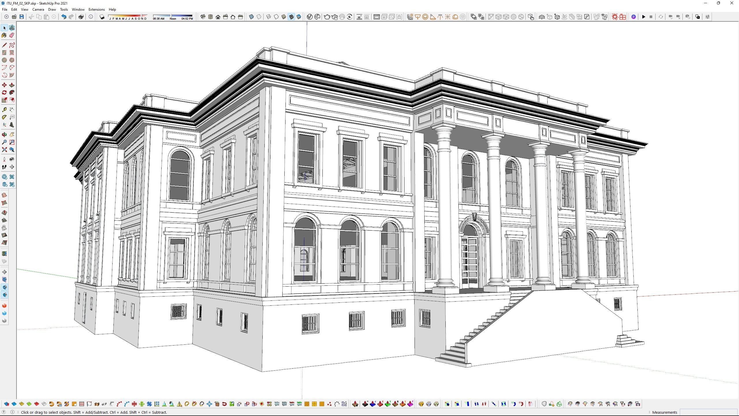 Istanbul Technical University Faculty of Management Building No2 3D model_13