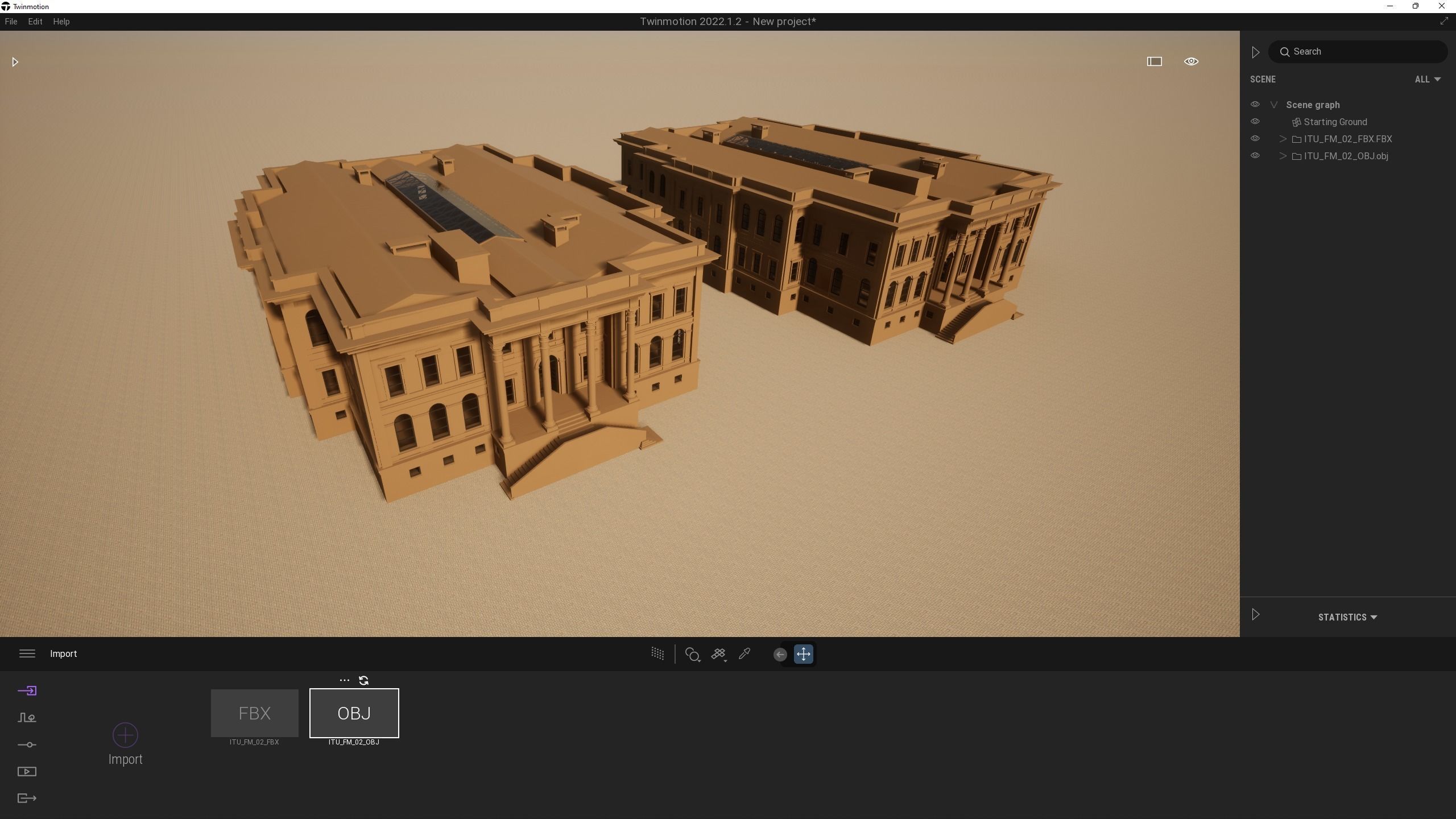 Istanbul Technical University Faculty of Management Building No2 3D model_17