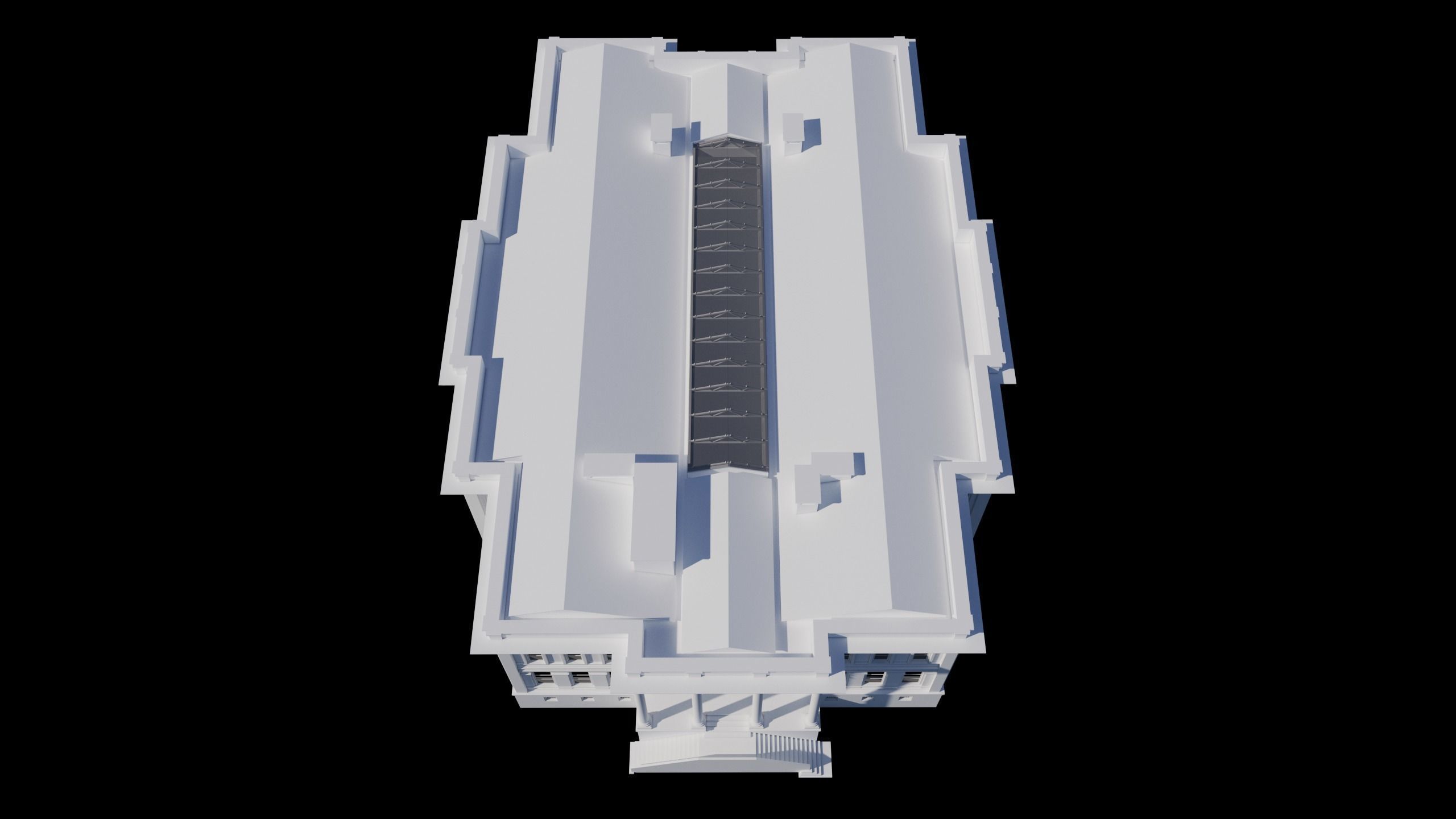 Istanbul Technical University Faculty of Management Building No2 3D model_11