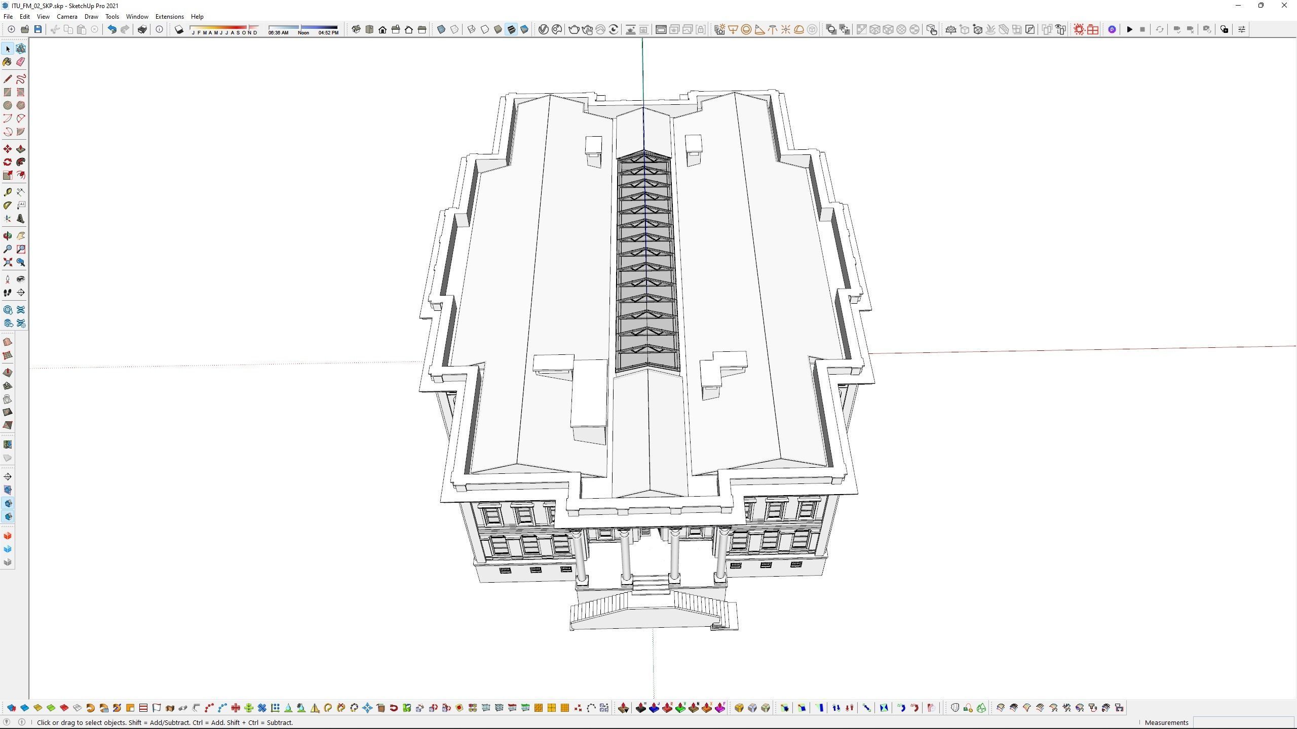 Istanbul Technical University Faculty of Management Building No2 3D model_15