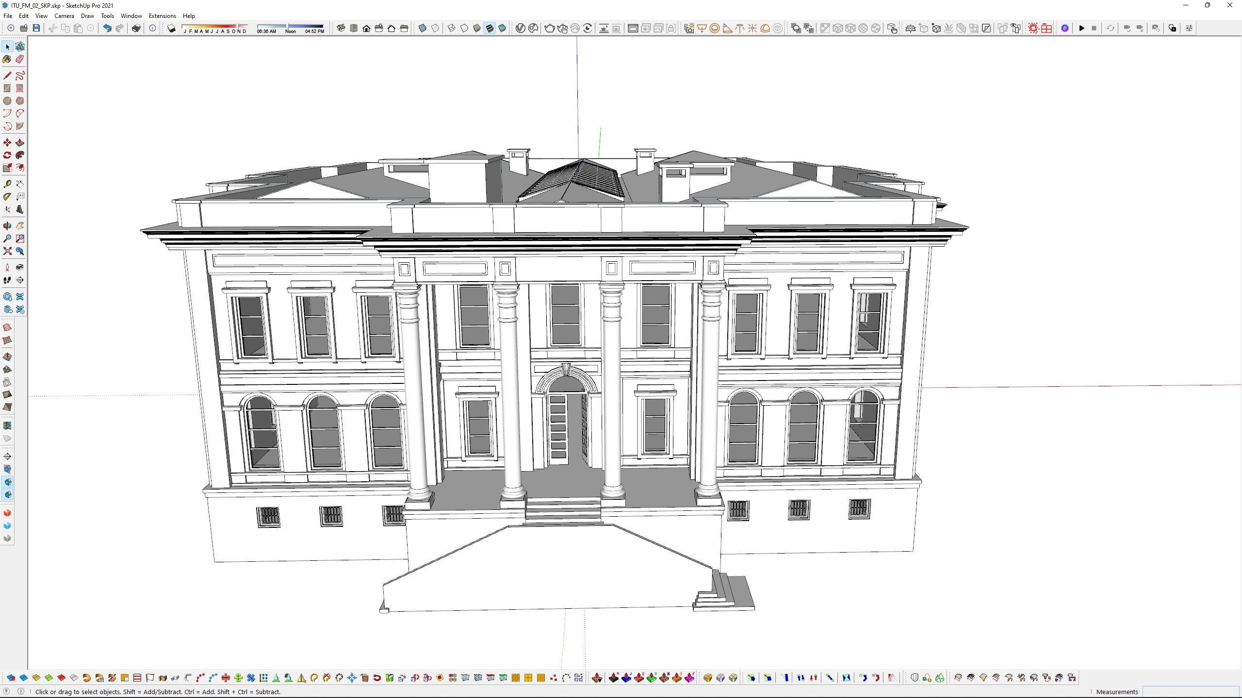 Istanbul Technical University Faculty of Management Building No2 3D model_14