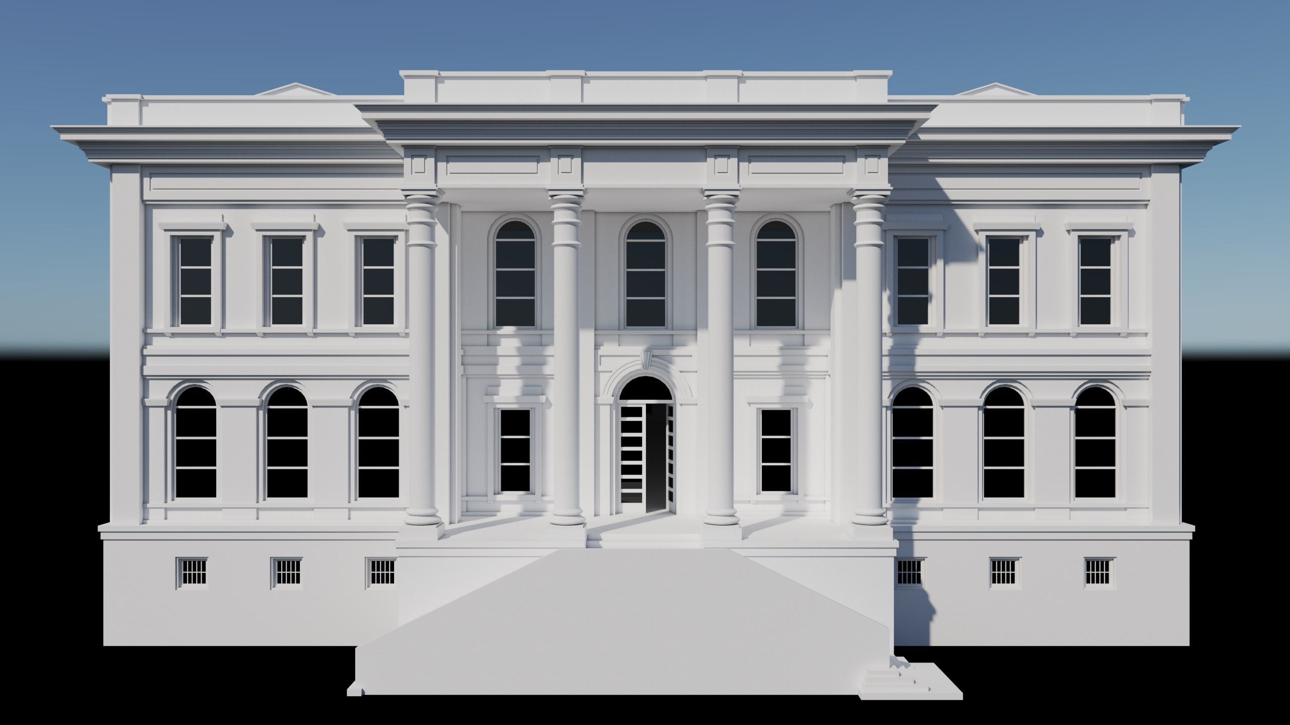 Istanbul Technical University Faculty of Management Building No2 3D model_9