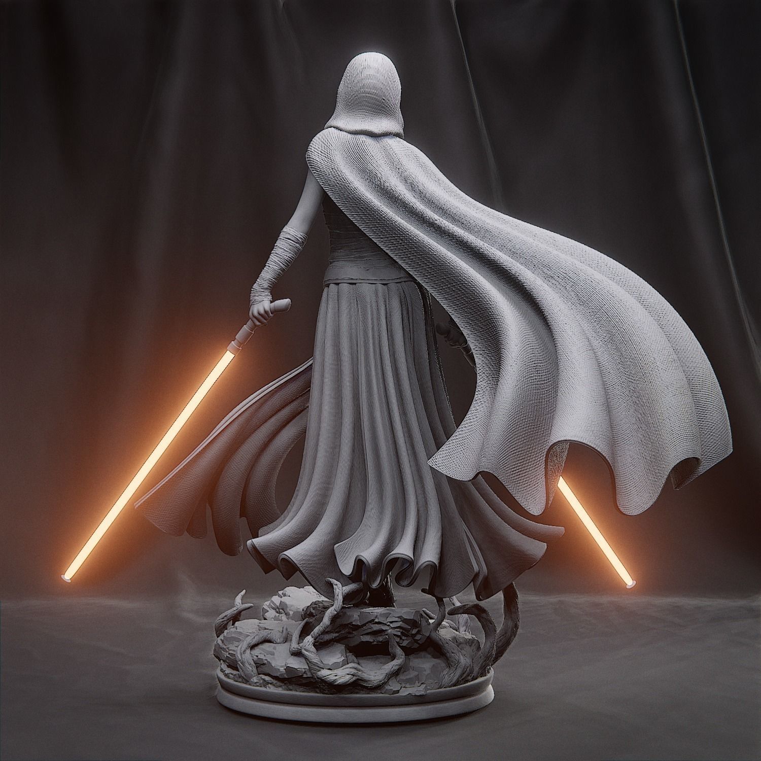 Star Wars - Asajj Ventress 3D print model_8