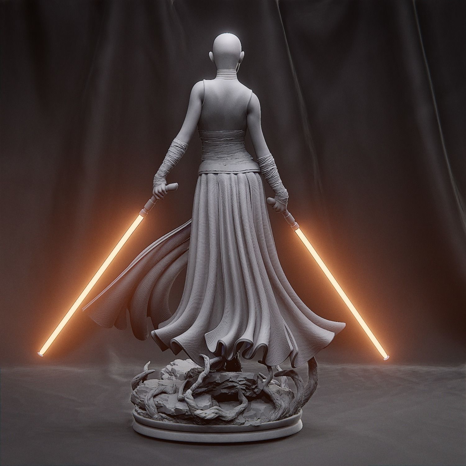 Star Wars - Asajj Ventress 3D print model_7