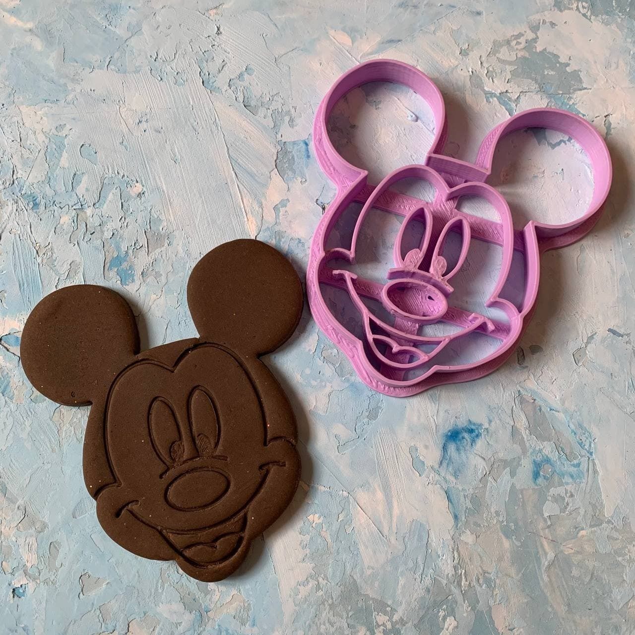Minnie Mouse and Micky Mouse Cookie Cutter 3D print model  3D print model_4