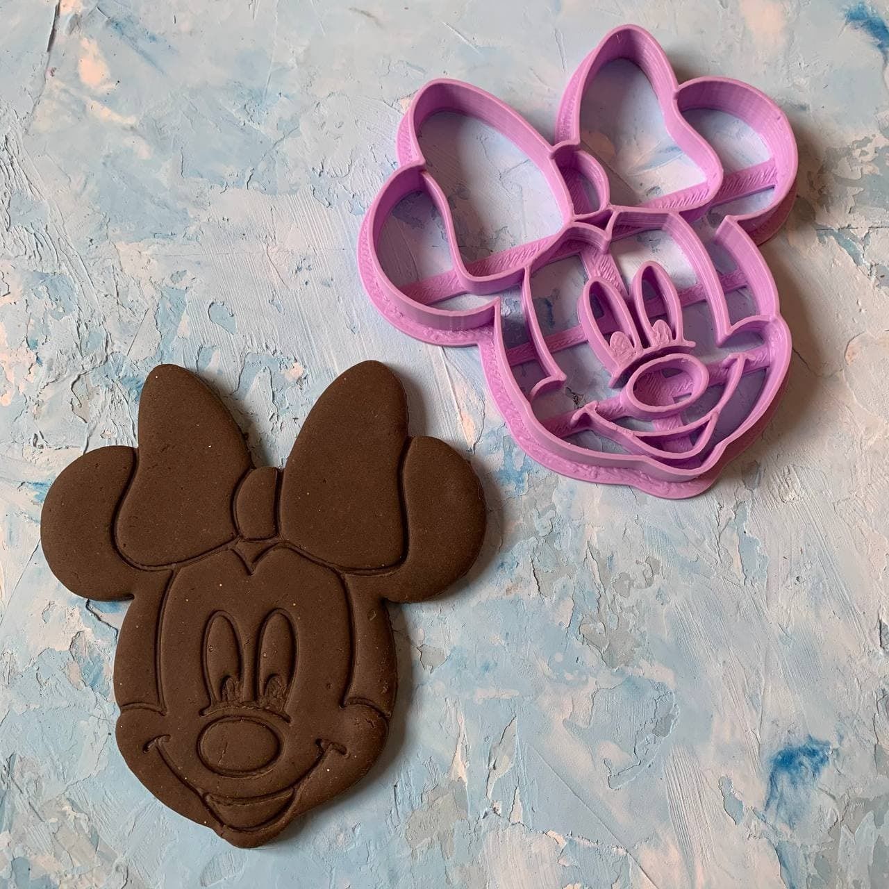 Minnie Mouse and Micky Mouse Cookie Cutter 3D print model  3D print model_5