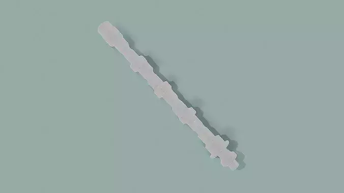 3D Scan Camshaft Low-poly 3D model 6