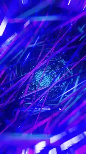 animation organic loop wireframe