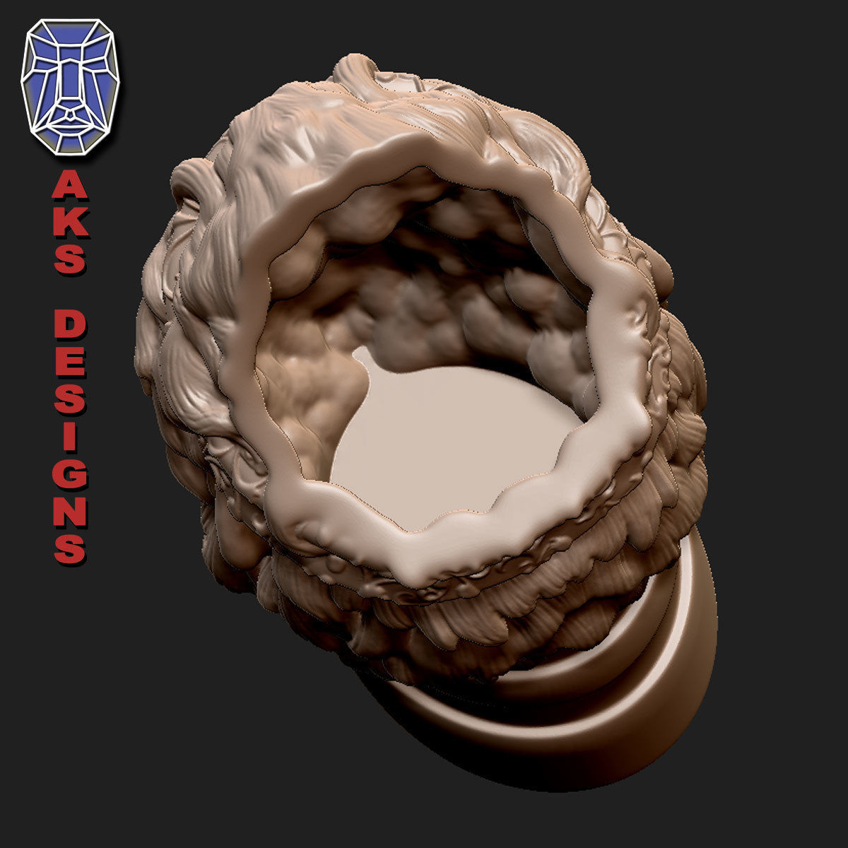 Gangster Gorilla version 1 Penholder 3D print model_8