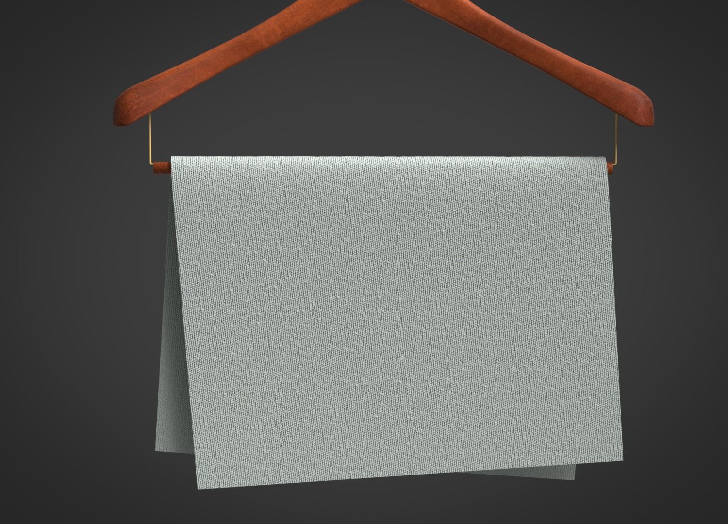 Cotton Canvas Fabric 3D model_2