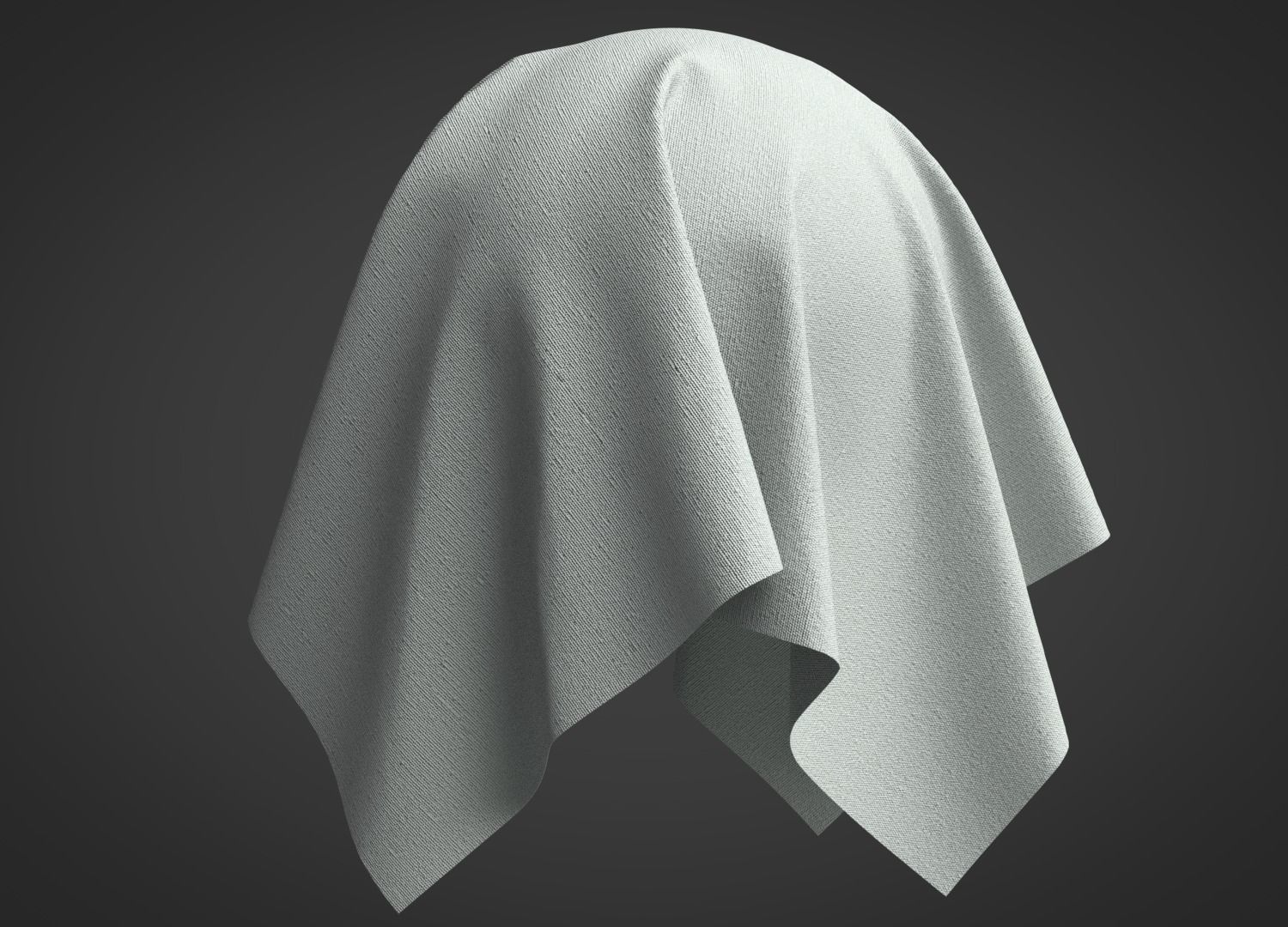 Cotton Canvas Fabric 3D model_1