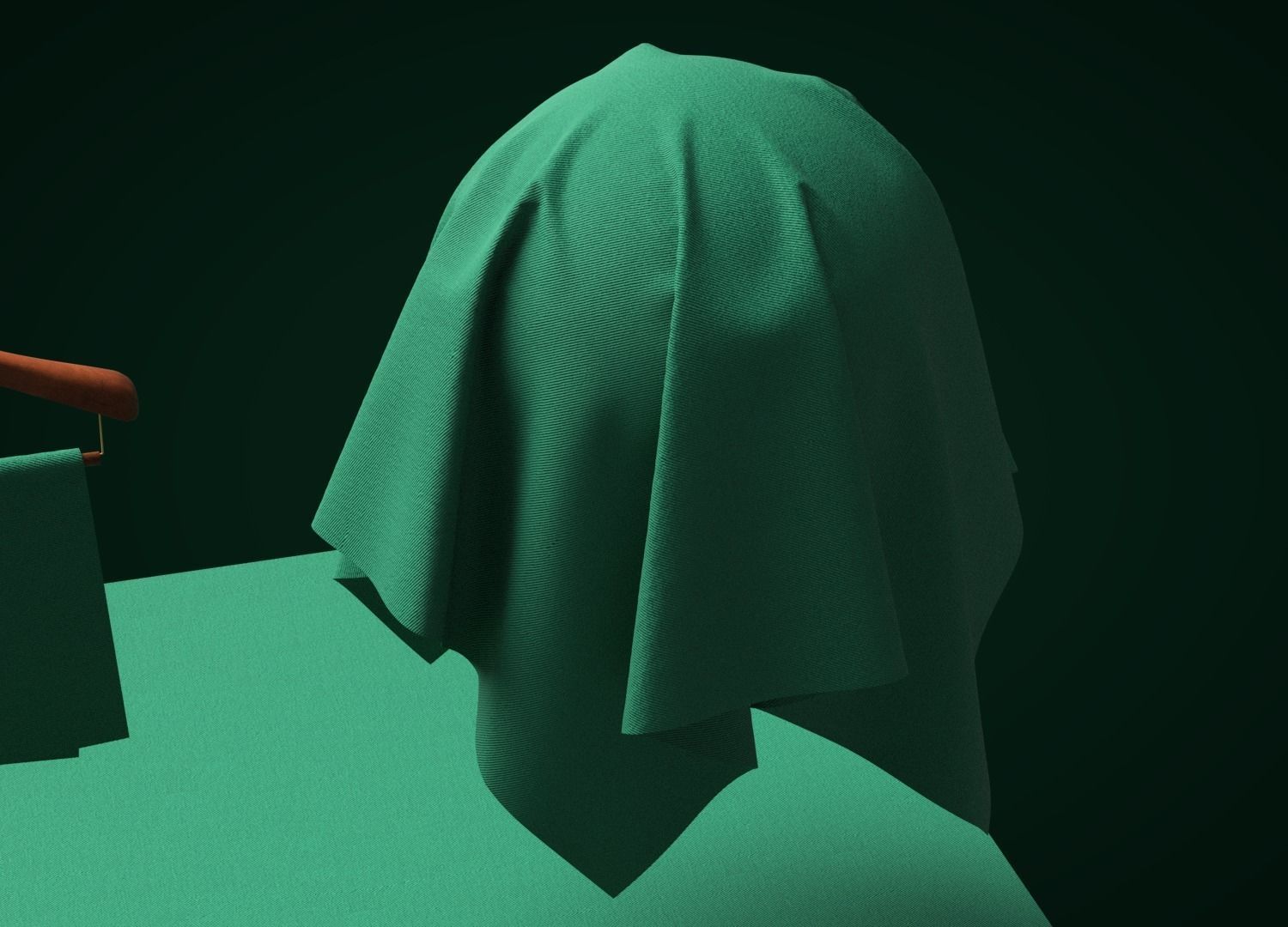 Cotton Gabardine Fabric 3D model_4