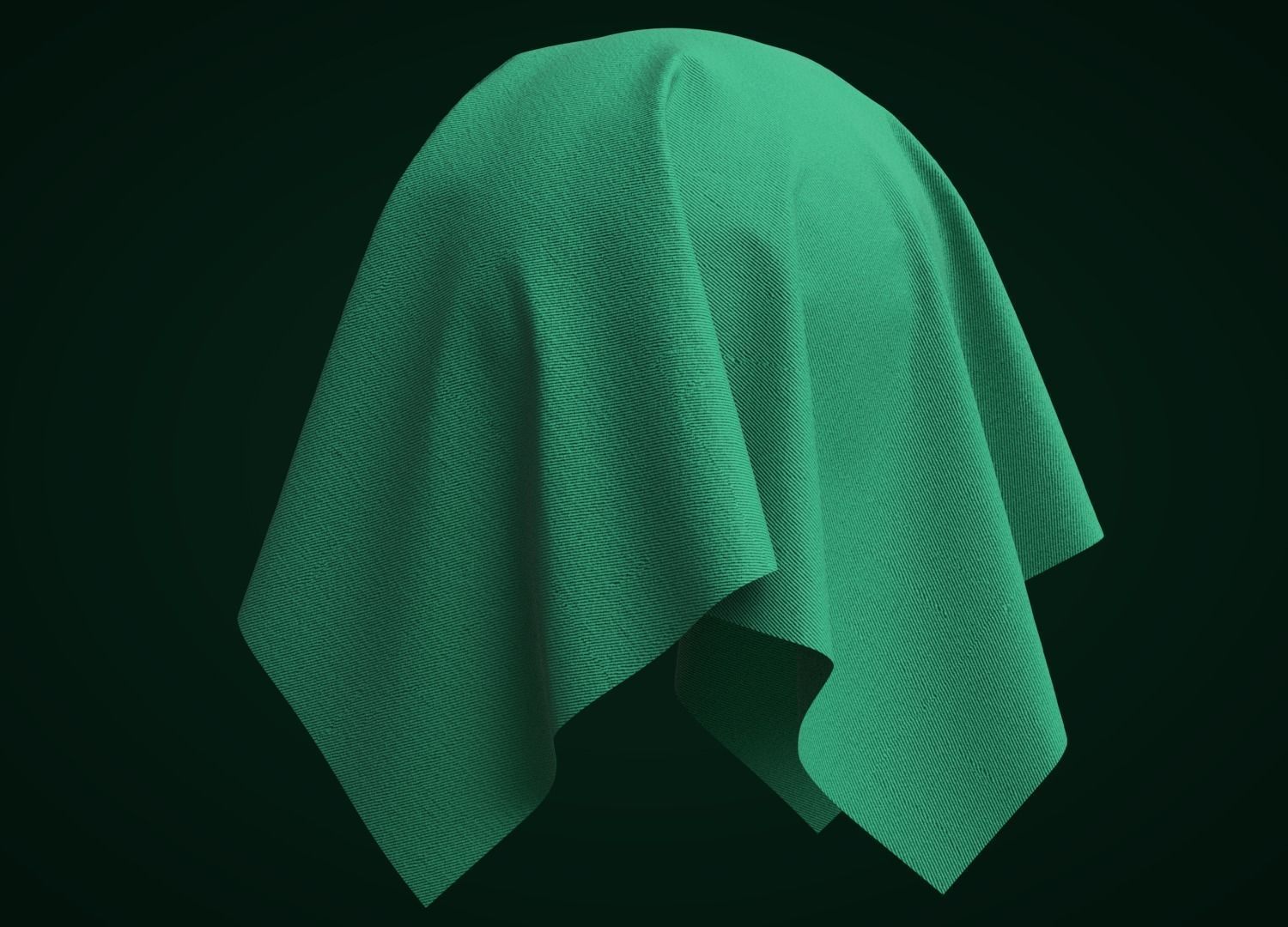 Cotton Gabardine Fabric 3D model_1