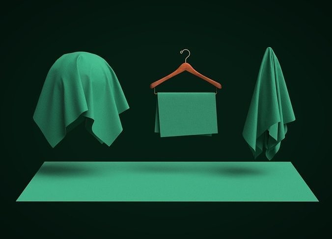 Cotton Gabardine Fabric 3D model